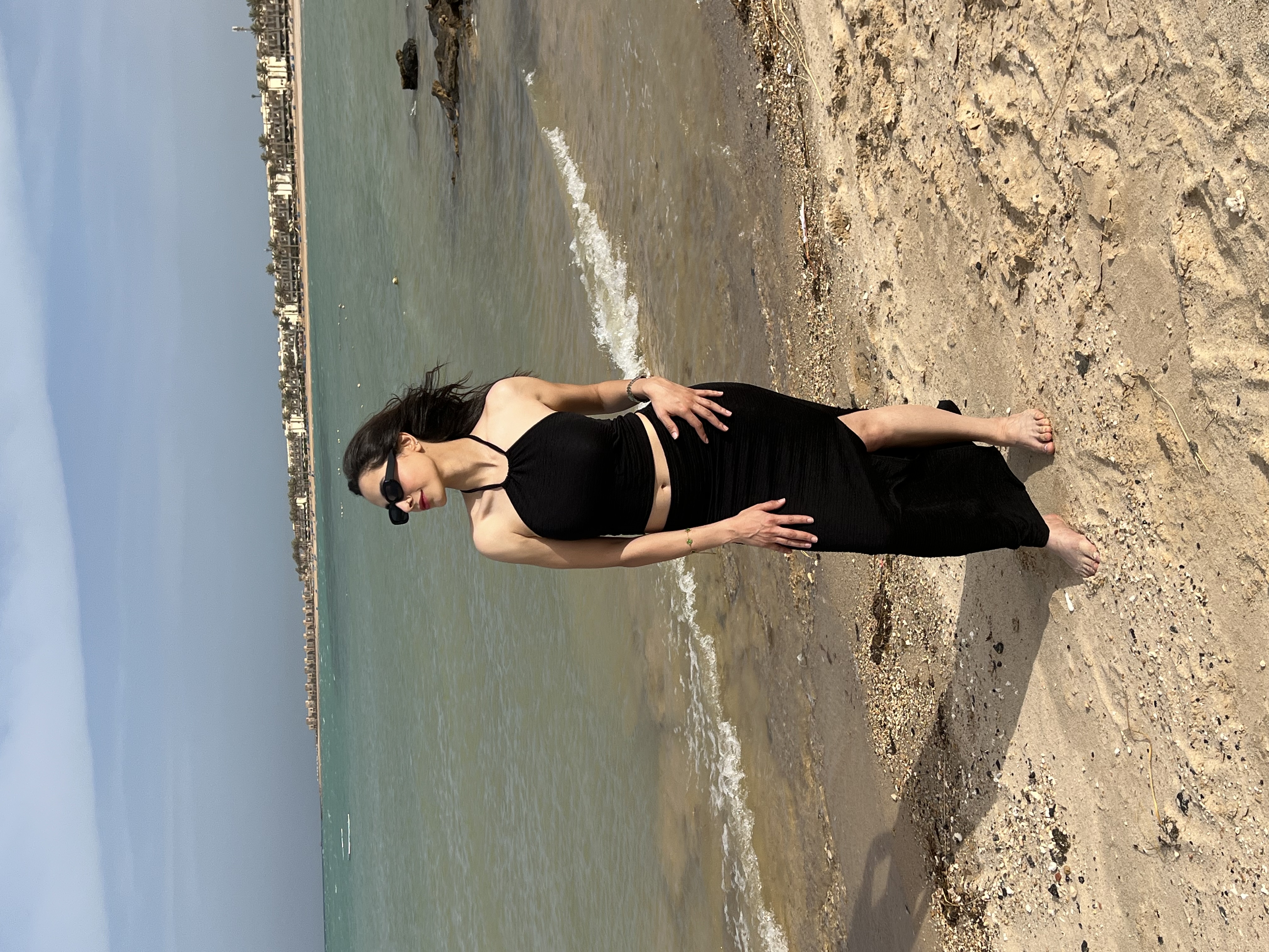 Two pieces Black set