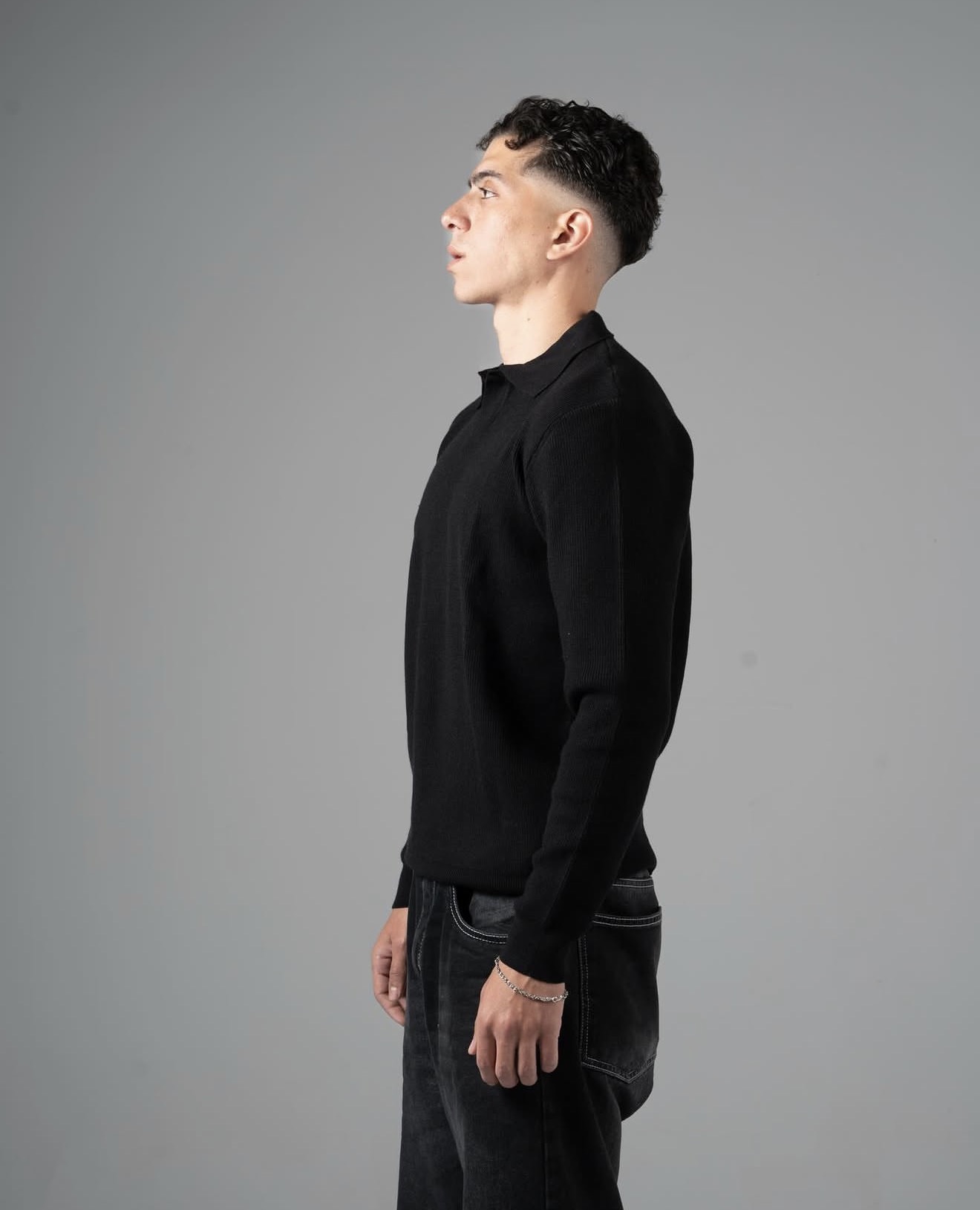 Knitted polo